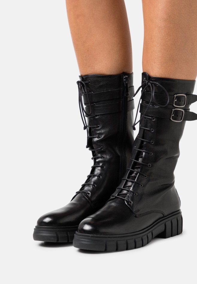 Bottes à Lacets Gabor | Noir Exclusif